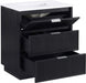 Meridian Furniture - Willard 30" Black Engineered Stone And Solid Wood Bathroom Vanity - 436Black-30 - GreatFurnitureDeal
