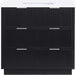 Meridian Furniture - Willard 36" Black Engineered Stone And Solid Wood Bathroom Vanity - 436Black-36 - GreatFurnitureDeal