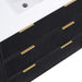 Meridian Furniture - Willard 36" Black Engineered Stone And Solid Wood Bathroom Vanity - 436Black-36 - GreatFurnitureDeal