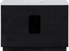 Meridian Furniture - Willard 48" Black Engineered Stone And Solid Wood Bathroom Vanity - 436Black-48 - GreatFurnitureDeal