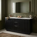 Meridian Furniture - Willard 60" Black Engineered Stone And Solid Wood Bathroom Vanity - 436Black-60 - GreatFurnitureDeal