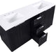 Meridian Furniture - Willard 60" Black Engineered Stone And Solid Wood Bathroom Vanity - 436Black-60 - GreatFurnitureDeal