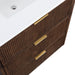 Meridian Furniture - Willard 30" Brown Engineered Stone And Solid Wood Bathroom Vanity - 436Brown-30 - GreatFurnitureDeal