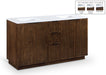 Meridian Furniture - Willard 60" Brown Engineered Stone And Solid Wood Bathroom Vanity - 436Brown-60 - GreatFurnitureDeal