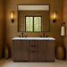 Meridian Furniture - Willard 60" Brown Engineered Stone And Solid Wood Bathroom Vanity - 436Brown-60 - GreatFurnitureDeal