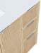 Meridian Furniture - Willard 48" Natural Engineered Stone And Solid Wood Bathroom Vanity - 436Natural-48 - GreatFurnitureDeal