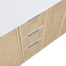 Meridian Furniture - Willard 60" Natural Engineered Stone And Solid Wood Bathroom Vanity - 436Natural-60 - GreatFurnitureDeal