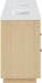 Meridian Furniture - Willard 72" Natural Engineered Stone And Solid Wood Bathroom Vanity - 436Natural-72 - GreatFurnitureDeal