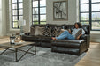 Catnapper - Como 3 Piece Modular Sectional in Chocolate - 4366-4365-4363-CHOCOLATE - GreatFurnitureDeal