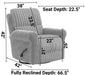 Catnapper - Foxy Power Zero Gravity Recliner in Nickel - 64370-7-NICKEL - GreatFurnitureDeal