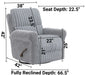 Catnapper - Foxy Power Zero Gravity Recliner in Nickel - 64370-7-NICKEL - GreatFurnitureDeal