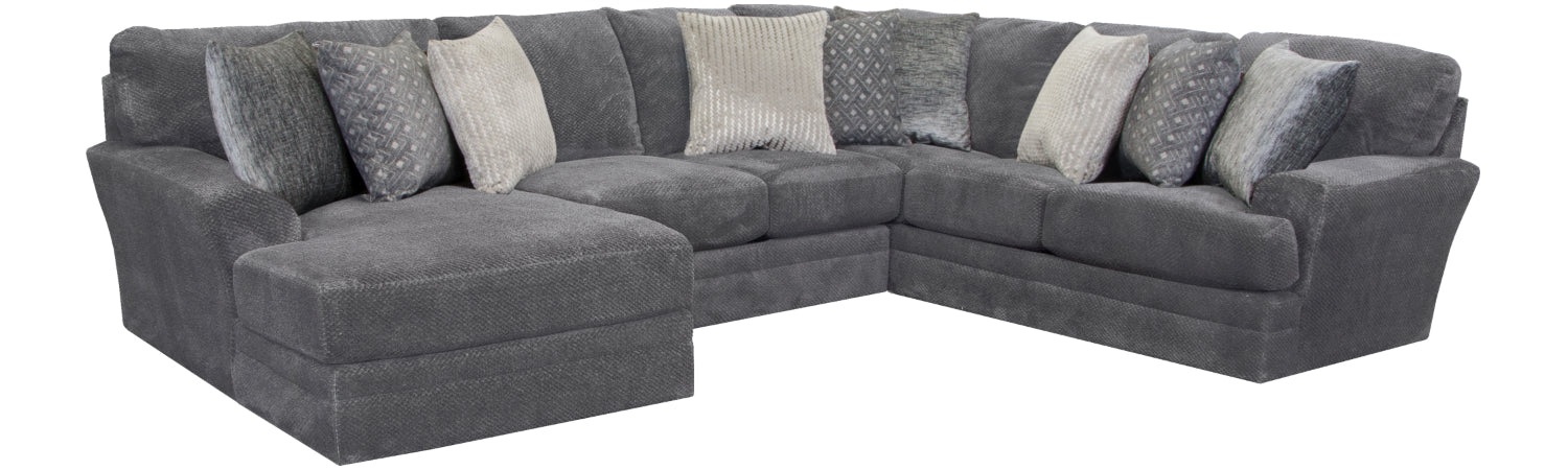 Jackson Furniture - Mammoth 4 Piece Sectional in Smoke - 4376-62-59-29-76-SMOKE - GreatFurnitureDeal