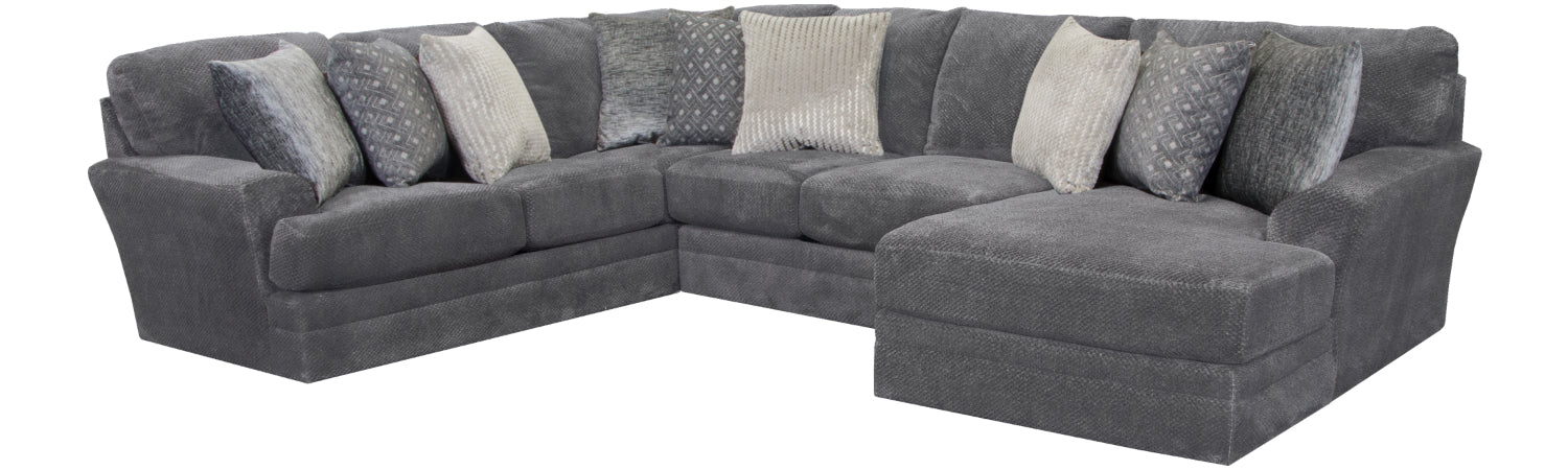 Jackson Furniture - Mammoth 4 Piece Sectional in Smoke - 4376-62-59-29-76-SMOKE - GreatFurnitureDeal