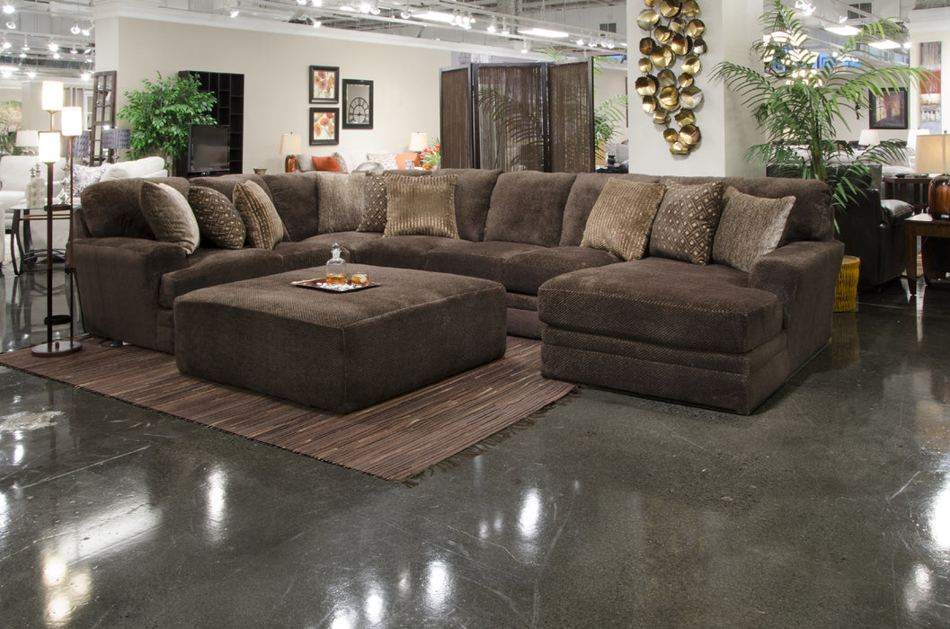 Jackson Furniture - Mammoth 5 Piece Sectional in Chocolate - 4376-62-59-30-76-28-CHOCOLATE
