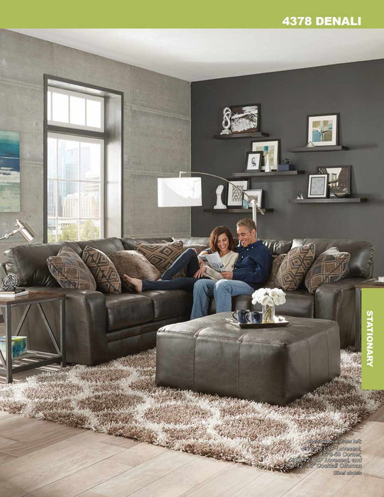 Jackson Furniture - Denali 40" Cocktail Ottoman in Steel - 4378-12-STEEL - GreatFurnitureDeal