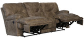 Catnapper - Voyager 2 Piece Power Lay Flat Reclining Sofa Set in Brandy - 64381-S+L - GreatFurnitureDeal