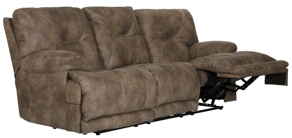Catnapper - Voyager 2 Piece Power Lay Flat Reclining Sofa Set in Brandy - 64381-S+L - GreatFurnitureDeal