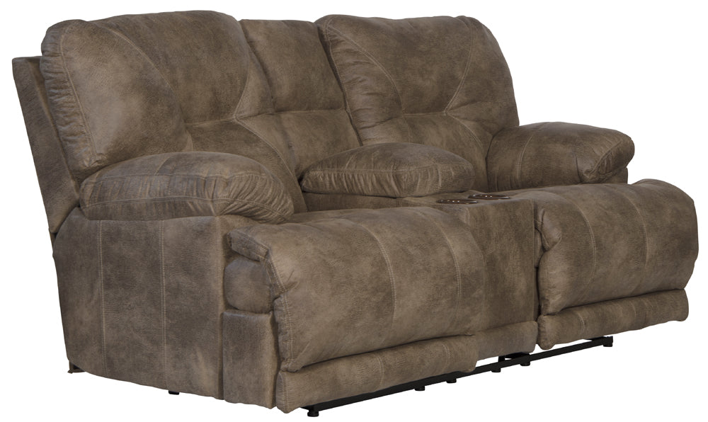 Catnapper - Voyager 2 Piece Power Lay Flat Reclining Sofa Set in Brandy - 64381-S+L - GreatFurnitureDeal