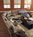 Catnapper - Voyager 3 Piece Lay Flat Sectional Sofa Set in Brandy - 43845-SECTIONAL - GreatFurnitureDeal