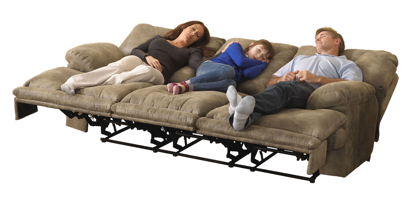Catnapper - Voyager 2 Piece Lay Flat Reclining Sofa Set in Brandy - 4381-S+L - GreatFurnitureDeal