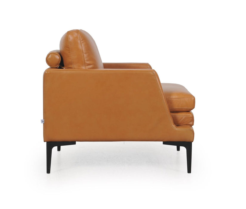 Moroni - Rica Full Leather Chair in Tan - 43901BS1961 - GreatFurnitureDeal