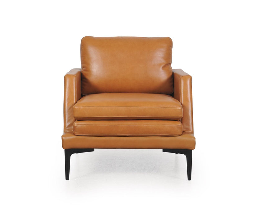 Moroni - Rica Full Leather Chair in Tan - 43901BS1961
