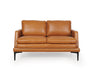 Moroni - Rica Full Leather Loveseat in Tan - 43902BS1961 - GreatFurnitureDeal