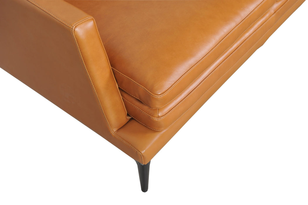 Moroni - Rica Full Leather  Sectional Sofa in Tan - 439SCBS1961