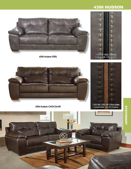 Jackson Furniture - Hudson 2 Piece Chair 1-2 Set in Chocolate - 4396-01-10-CHOCOLATE - GreatFurnitureDeal