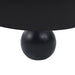 Meridian Furniture - Daphne 64" Black Chenille Fabric Upholstered Loveseat - 44001Black-L - GreatFurnitureDeal