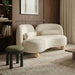 Meridian Furniture - Daphne 64" Cream Chenille Fabric Upholstered Loveseat - 44001Cream-L - GreatFurnitureDeal