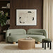 Meridian Furniture - Daphne 89" Mint Chenille Fabric Upholstered Sofa - 44001Mint-S - GreatFurnitureDeal
