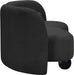 Meridian Furniture - Daphne 89" Black Boucle Fabric Upholstered Sofa - 44003Black-S - GreatFurnitureDeal