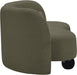 Meridian Furniture - Daphne 64" Olive Boucle Fabric Upholstered Loveseat - 44003Olive-L - GreatFurnitureDeal