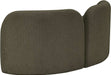 Meridian Furniture - Daphne 64" Olive Boucle Fabric Upholstered Loveseat - 44003Olive-L - GreatFurnitureDeal