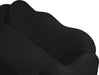 Meridian Furniture - Bloom 82" Black Teddy Fabric Upholstered Sofa - 44006Black-S - GreatFurnitureDeal