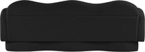 Meridian Furniture - Bloom 82" Black Teddy Fabric Upholstered Sofa - 44006Black-S - GreatFurnitureDeal