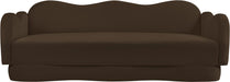 Meridian Furniture - Bloom 82" Brown Velvet Upholstered Sofa - 44007Brown-S - GreatFurnitureDeal