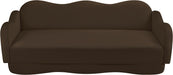 Meridian Furniture - Bloom 82" Brown Velvet Upholstered Sofa - 44007Brown-S - GreatFurnitureDeal