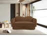Meridian Furniture - Bloom 58" Saddle Velvet Upholstered Loveseat - 44007Saddle-L - GreatFurnitureDeal