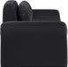 Meridian Furniture - Austin 87.5" Black Velvet Upholstered Loveseat - 44008Black-L - GreatFurnitureDeal