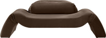 Meridian Furniture - Austin 87.5" Brown Velvet Upholstered Loveseat - 44008Brown-L - GreatFurnitureDeal