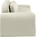 Meridian Furniture - Austin 107" Cream Velvet Upholstered Sofa - 44008Cream-S - GreatFurnitureDeal