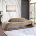 Meridian Furniture - Austin 107" Taupe Velvet Upholstered Sofa - 44008Taupe-S - GreatFurnitureDeal