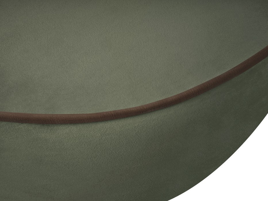 Meridian Furniture - Swerve 77" Green Velvet Upholstered Loveseat - 44021Green-L - GreatFurnitureDeal