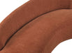 Meridian Furniture - Caspian 101" Cognac Chenille Fabric Upholstered Sofa - 44033Cognac-S - GreatFurnitureDeal