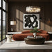 Meridian Furniture - Caspian 101" Cognac Chenille Fabric Upholstered Sofa - 44033Cognac-S - GreatFurnitureDeal