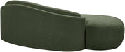 Meridian Furniture - Caspian 79" Green Chenille Fabric Upholstered Loveseat - 44033Green-L - GreatFurnitureDeal