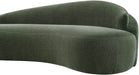 Meridian Furniture - Caspian 79" Green Chenille Fabric Upholstered Loveseat - 44033Green-L - GreatFurnitureDeal