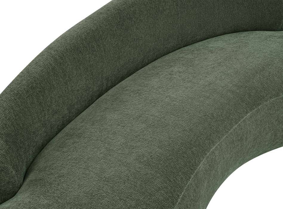Meridian Furniture - Caspian 79" Green Chenille Fabric Upholstered Loveseat - 44033Green-L - GreatFurnitureDeal